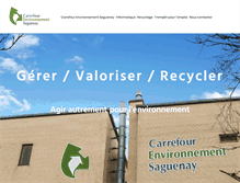Tablet Screenshot of carrefourenvironnement.org